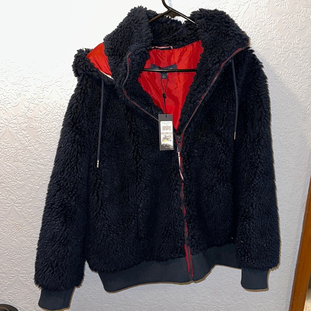 Tommy Hilfiger Heavy Sherpa Coat - Picture 3 of 11